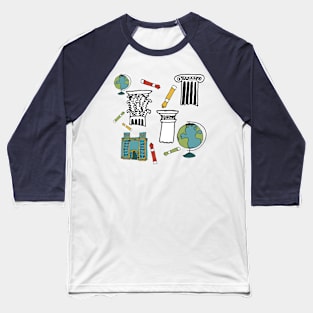 History Teacher Baseball T-Shirt